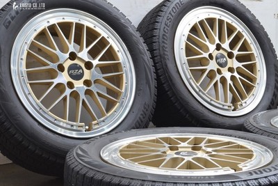 JDM Mesh type Leycross REZERVA 17in 7J +48 PCD114.3 Bridgestone Zack V No Tires - Image 2