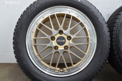 JDM Mesh type Leycross REZERVA 17in 7J +48 PCD114.3 Bridgestone Zack V No Tires - Image 5