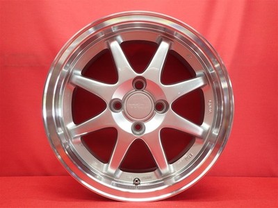JDM TRIM used wheels 4-Wheel Set 6.5J 15PCD100 4 holes +32 hub 59 Levin True (No Tires) - 画像 (4)