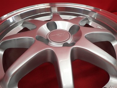 JDM TRIM used wheels 4-Wheel Set 6.5J 15PCD100 4 holes +32 hub 59 Levin True (No Tires) - 画像 (10)