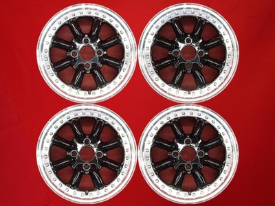 JDM Out of print rare Black Racing BR-R used wheels 4Book 6J 14 PCD100 No Tires