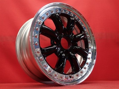 JDM Out of print rare Black Racing BR-R used wheels 4Book 6J 14 PCD100 No Tires - Image 2
