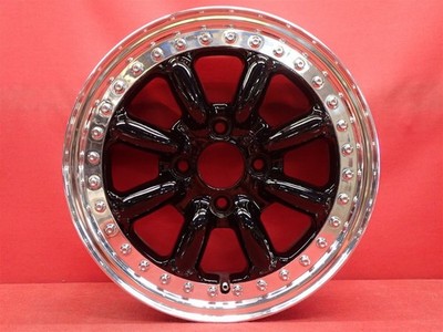 JDM Out of print rare Black Racing BR-R used wheels 4Book 6J 14 PCD100 No Tires - Image 5