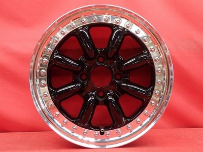 JDM Out of print rare Black Racing BR-R used wheels 4Book 6J 14 PCD100 No Tires - Image 6