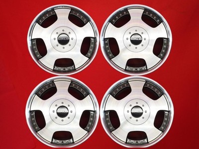 JDM Used WALD Valdo DUCHATELET wheels 4Book 8J/9J 18PCD139.7 6x110 bol No Tires