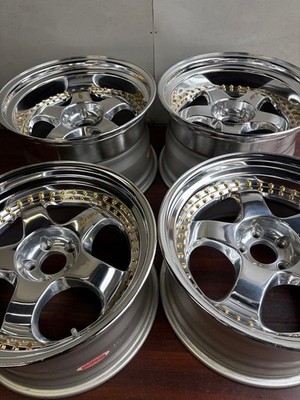 JDM Rare Excellent condition WORKMeister S1 forging 3-piece gold pierc No Tires - Image 10