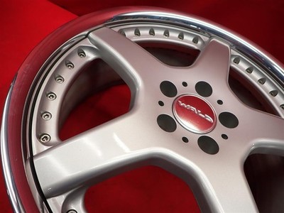 JDM WALD Valdo STREAFEN S13 Streifen I3P Used Wheel 4Book 8.5/9.5J 19 No Tires - Image 9