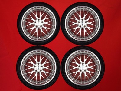 JDM GNOSIS GH2 8.5/9.5J 20PCD120 5 holes +28/+35 hub 72.5 Yokohama Adv (No Tires)