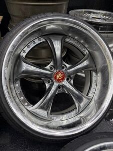 WORK VS-KF 4wheels no tire 18×9.5 -11 5×114.3 SIlver & Black different color set
