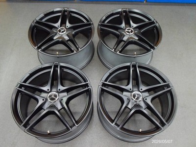 JDM W205 C63 AMG 5-twin-spoke wheels 8.5J-19+38 9.5J-19+56 5-112 matte (No Tires)