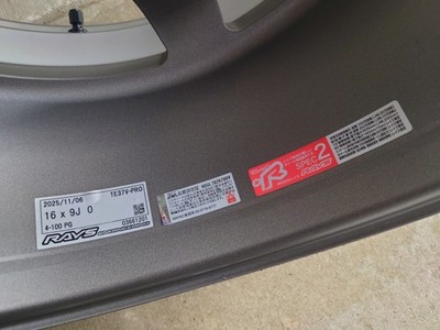JDM Almost RAYS TE37V TE37V-pro 4H PCD100 Rays Vitz Mini Cooper bB Civ (No Tires) - 画像 (3)