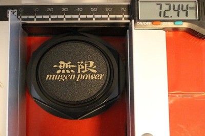 JDM 4-piece set of Nothing Limited CF-48 MUGEN aftermarket used wheel No Tires - Image 6
