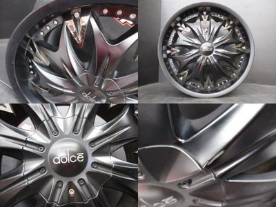 JDM Rare NX Harrier Alphard Vellfire Used Dolce DC20 204-Wheel Set Hagi (No Tires) - 画像 (2)
