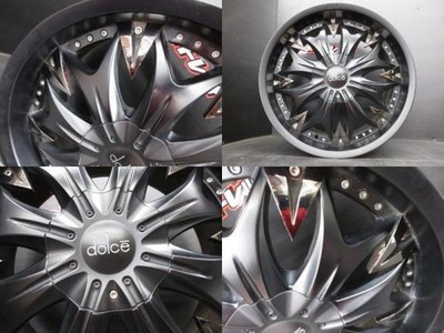 JDM Rare NX Harrier Alphard Vellfire Used Dolce DC20 204-Wheel Set Hagi (No Tires) - 画像 (4)
