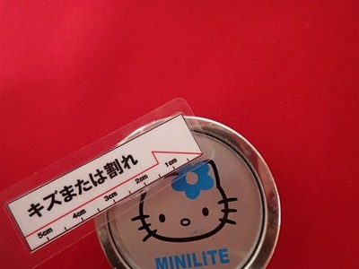 JDM 1 sheet minilight MINI LITE Hello Kitty External Used Wheel Center (No Tires) - 画像 (7)