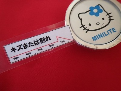 JDM 1 sheet minilight MINI LITE Hello Kitty External Used Wheel Center (No Tires) - 画像 (10)