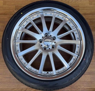 JDM Japan-made WALD Portofino Classic 20-inch 245/40R20 4-Book Set No Tires - Image 5