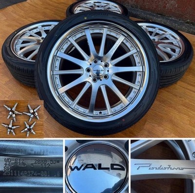 JDM Japan-made WALD Portofino Classic 20-inch 245/40R20 4-Book Set No Tires - Image 10