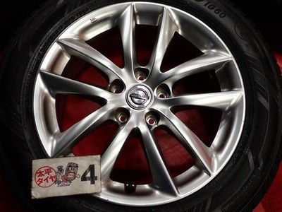 JDM Set of 4 Nissan Skyline V36 pre-facelift 250GT OEM tires 7.5J +45 (No Tires) - 画像 (8)