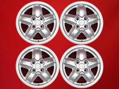 JDM Out of print rare used DRAG PROGRESSIVE wheels 4Book 6J 14 PCD100 No Tires