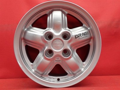 JDM Out of print rare used DRAG PROGRESSIVE wheels 4Book 6J 14 PCD100 No Tires - Image 5