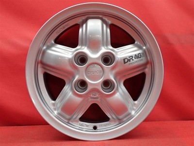 JDM Out of print rare used DRAG PROGRESSIVE wheels 4Book 6J 14 PCD100 No Tires - Image 6