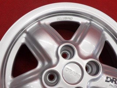 JDM Out of print rare used DRAG PROGRESSIVE wheels 4Book 6J 14 PCD100 No Tires - Image 10