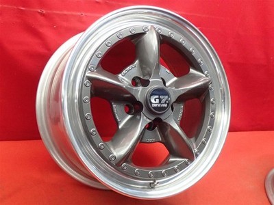 JDM panasport G7 C5R 4wheels wheel 15 inch 7J-15 PCD100 5 hole +46/+33 (No Tires) - 画像 (2)