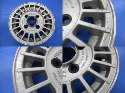 JDM 4Book Rare Old Car ALIPINE FIN RACING 104.0B +35 4H pcd100 Aluminu No Tires - Image 5