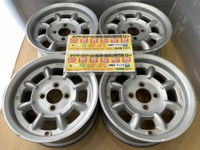 JDM At that time MINILITE aluminum wheel 13 6j +27 silver 4 holes 100 No Tires
