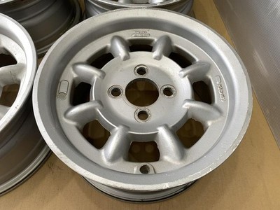 JDM At that time MINILITE aluminum wheel 13 6j +27 silver 4 holes 100 No Tires - Image 2