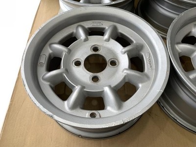 JDM At that time MINILITE aluminum wheel 13 6j +27 silver 4 holes 100 No Tires - Image 3
