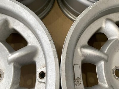 JDM At that time MINILITE aluminum wheel 13 6j +27 silver 4 holes 100 No Tires - Image 6