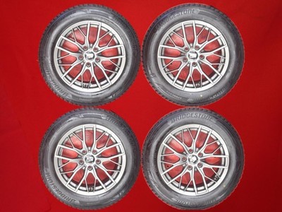 JDM 4-Wheel Set for BMW Bridgestone BS BriZack DM-V3 225/60R17 99Q MSW Al (No Tires)