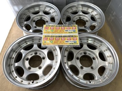 JDM SHUEI WESTCOAST 3-piece 15 7j -13 Polished 5H139.7 (No Tires)