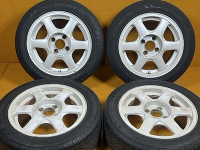 JDM Discontinued AVS Model 6 16-inch 7j +30 pcd114.3 4-lug SUNEW 205/5 No Tires