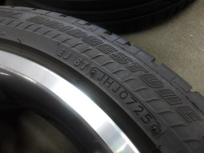JDM HV37 Skyline OEM Aluminum Wheels 1919X8.5J+50 2025 245/40RF19 with No Tires - Image 3