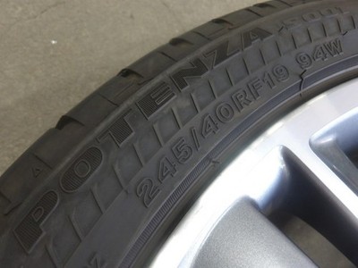 JDM HV37 Skyline OEM Aluminum Wheels 1919X8.5J+50 2025 245/40RF19 with No Tires - Image 4