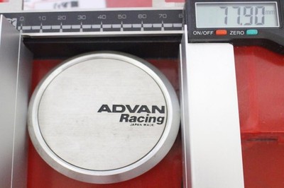 JDM 4 Advan Racing Aftermarket Wheel Center Plates Center Covers Emble No Tires - Image 6