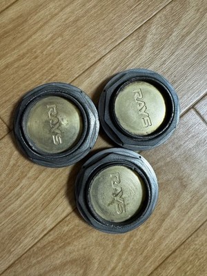 JDM RAYS wheel center caps 3 pieces sold separately (No Tires)