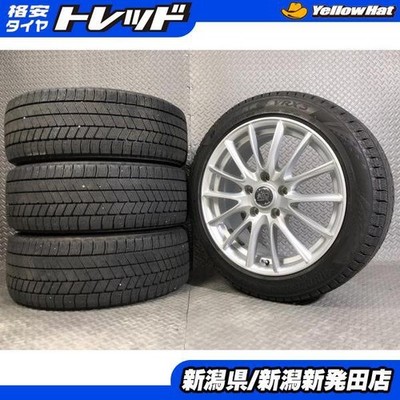 JDM 2021 Used Set 80% tread Bridgestone BLIZZAK VRX3 225/45R17 Afterma (No Tires)