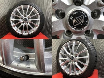 JDM 2021 Used Set 80% tread Bridgestone BLIZZAK VRX3 225/45R17 Afterma (No Tires) - 画像 (3)