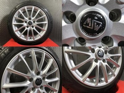 JDM 2021 Used Set 80% tread Bridgestone BLIZZAK VRX3 225/45R17 Afterma (No Tires) - 画像 (4)