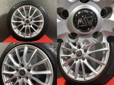JDM 2021 Used Set 80% tread Bridgestone BLIZZAK VRX3 225/45R17 Afterma (No Tires) - 画像 (5)