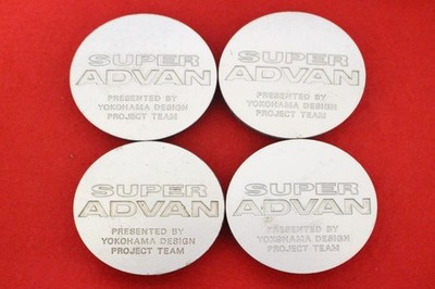 JDM 4 pieces Super Advan external used wheel center plate center cover (No Tires)