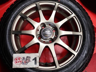 JDM Set of 4 Yokohama IceGuard 7 iG70 185/55R15 82Q 10-Spoke Tires 6J (No Tires) - 画像 (5)