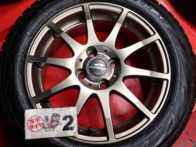 JDM Set of 4 Yokohama IceGuard 7 iG70 185/55R15 82Q 10-Spoke Tires 6J (No Tires) - 画像 (6)