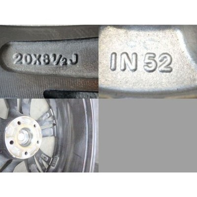 JDM 2102FK15103135Weds LEONIS AR20x8.5J 5 holes PCD114.3 +524-Wheel Set W (No Tires) - 画像 (9)