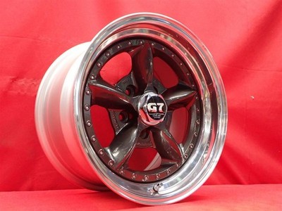 JDM Out of print rare PANASPORT Pana sports G7 C5R used wheel 4-Wheel Set 8/ (No Tires) - 画像 (3)