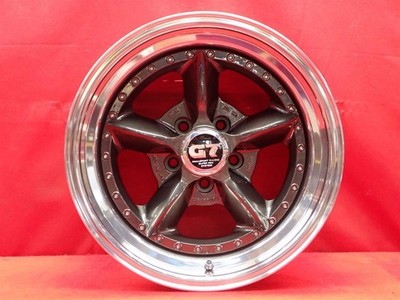 JDM Out of print rare PANASPORT Pana sports G7 C5R used wheel 4-Wheel Set 8/ (No Tires) - 画像 (8)